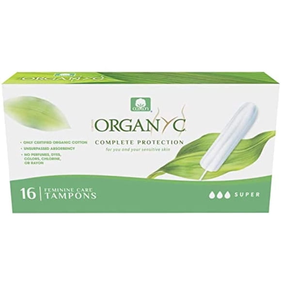 Tampón Organyc Super 16 de algodón orgánico