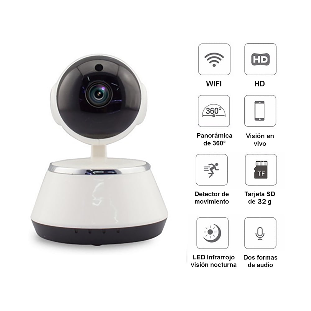 Vipa - Cámara Seguridad Interior Ip Wifi Hd Robótica R15