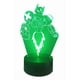 thumbnail image 3 of Lampara Ilusion 3d Robot De 7 Colores Base Touch, 3 of 7