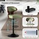 thumbnail image 3 of Juego de 2 Bancos de Bar Nalupatio con Altura Ajustable y Giro Verde, 3 of 8
