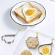 thumbnail image 4 of Molde creativo de acero inoxidable para hacer huevos fritos, cuatro formas, para panqueques, utensilios para hornear sándwiches de huevo caseros., 4 of 6