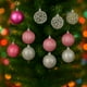 thumbnail image 2 of Set 15 Bambalinas Esferas Adornos Navideños Decoración 6cm, 2 of 3