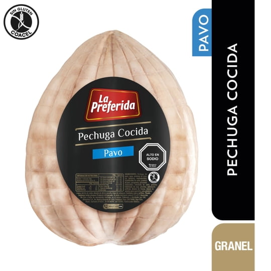 Pechuga Pavo Cocida Granel 250 g La Preferida
