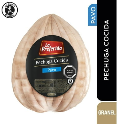 Pechuga Pavo Cocida Granel 250 G La Preferida