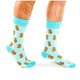 thumbnail image 3 of Calcetin Diseño Piña Celeste Talla37-44, 3 of 3