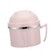 thumbnail image 1 of taza de bocadillo termal bento del acero inoxidable del nivel 3 del almuerzo con el cuenco de sopa rosa, 1 of 4