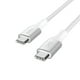thumbnail image 2 of Cable USB-C a USB-C 240W de 2.0 Mt trenzado Belkin Blanco, 2 of 5