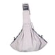 thumbnail image 4 of Bolsa De Eslingas Para Mascotas, Bolsa De Transporte Para Perros, Bolsa Para Cachorros, Cobayas, Tamaño Pequeño, Gris Claro, 4 of 5