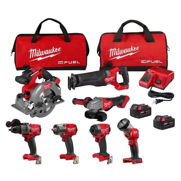 Kit Milwaukee 7 Herramientas Inalambricas M18 FUEL 3697-27