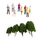 thumbnail image 4 of árbol A Escala HO OO N Con Figura De Pasajero, Modelo De Juguete, Dise?o Para Escena De Diorama, 4 of 5