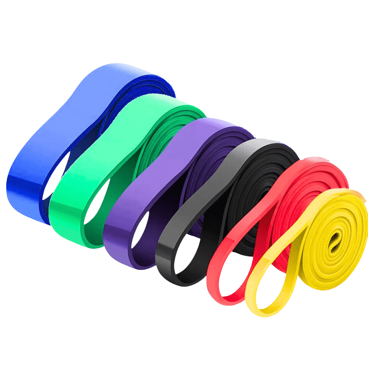 Linea Sport - Set De 6 Bandas De Resistencia Circulares Para Calistenia Y Fitness
