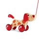 thumbnail image 1 of Pull Toy Hape Walk-A-Long Cachorro para niños pequeños, color rojo y naranja, 1 of 6