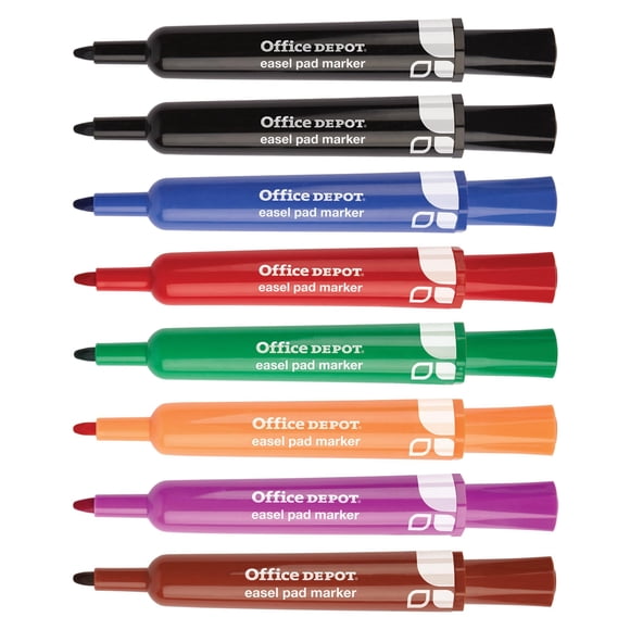 Marcadores Office Depot surtidos 8 unidades FC102607