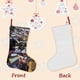 thumbnail image 3 of Voltron: Defensor Legendario Tema: Calcetines de Navidad, fino lino blanco para colgar en escaleras y chimenea, decoración navideña para el hogar, regalo de Navidad. 45cm × 32cm, 3 of 5