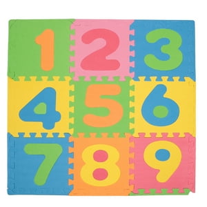 Alfombra Mat Eva Numeros Multicolor 9 Pz Infanti