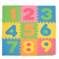 Alfombra Mat Eva Numeros Multicolor 9 Pz Infanti