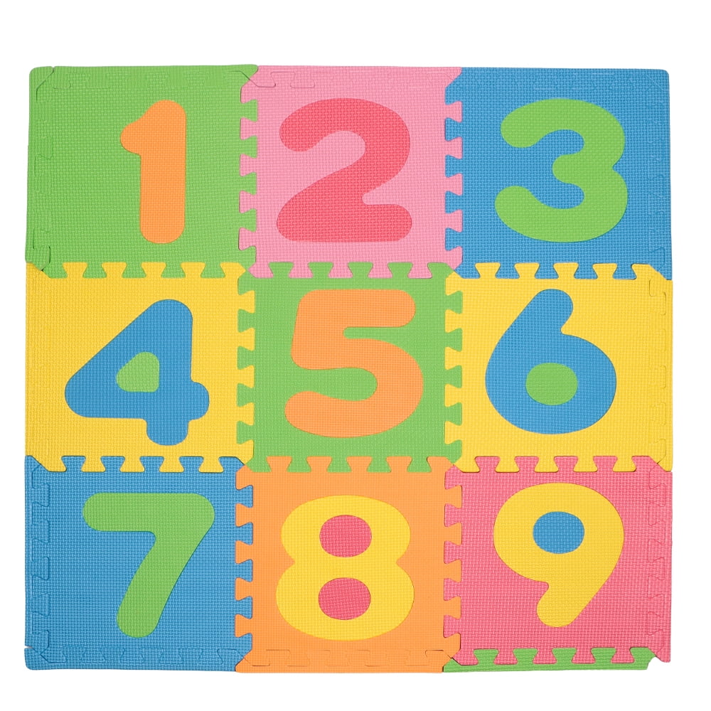 Alfombra Mat Eva Numeros Multicolor 9 Pz Infanti