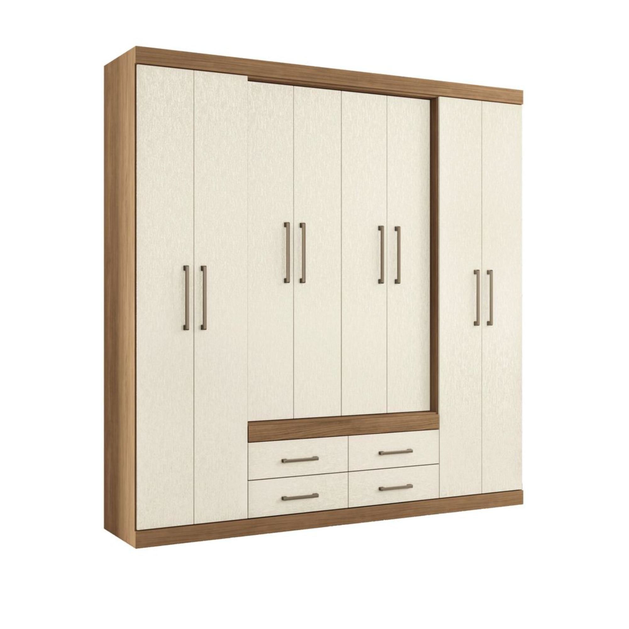 Altavision - Clóset Napoles 8 Puertas 4 Cajones Jatoba - Areia