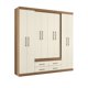 thumbnail image 1 of Clóset Napoles 8 Puertas 4 Cajones Jatoba - Areia, 1 of 4