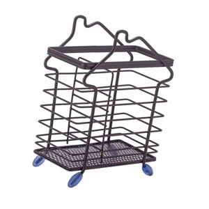 Magideal - Porta Palillos Contenedor De Utensilios De Cocina Organizador De Cubiertos Escurridor De Carbono Acero Instalación En Pared Adecuado Para Restaurante