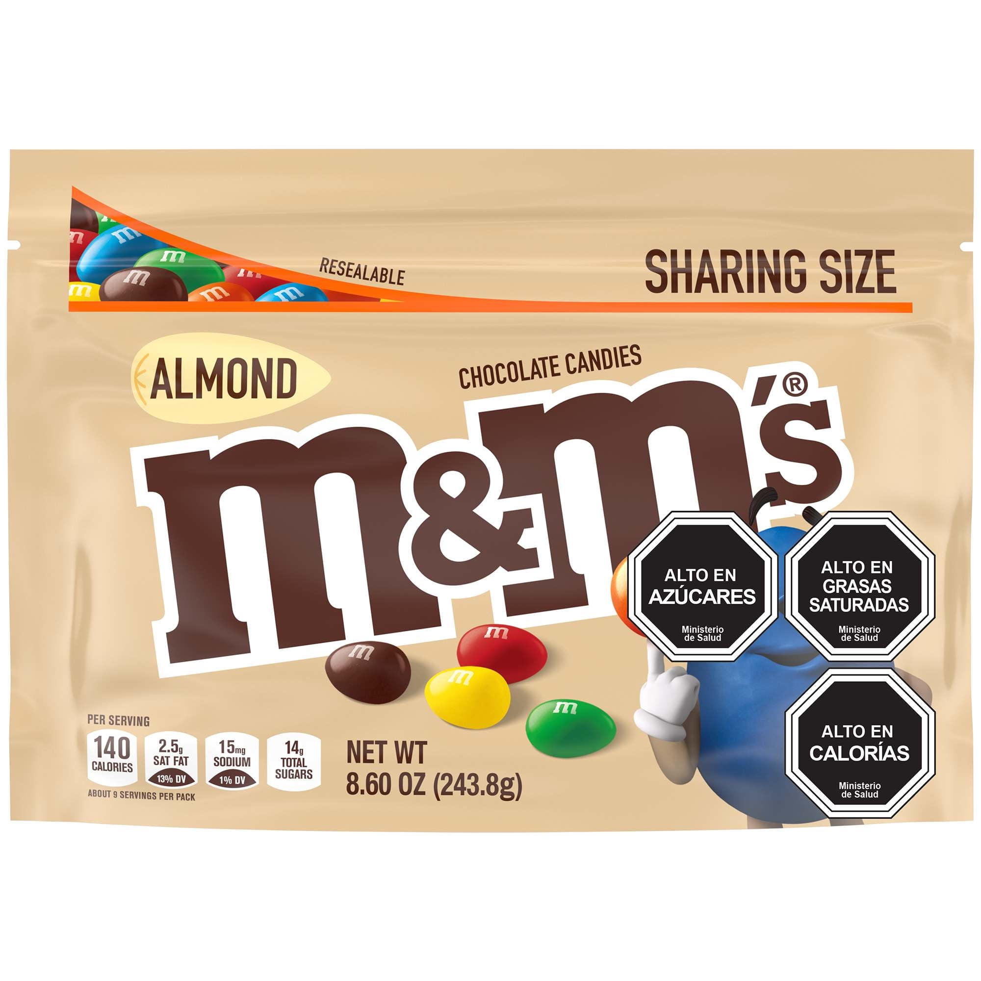 Chocolate De Almendras 243,8 g M&M'S