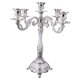 thumbnail image 3 of Candelabro Banquete De Boda Candelabro Retro Decoración De Mesa 5 Brazos Plata, 3 of 5