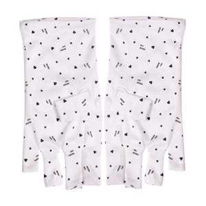 Ioensy - 2X Guantes De Manicura Guantes De Protección Solar Para Hacer Gel Nail Art Proteger Las Manos Cortas