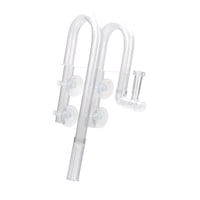 Ioensy - Tubo De Lirio Para Acuario, Superficie De Entrada Y Salida, Elimina Manchas De Aceite, Tubo De Lirio, Entrada De 16Mm, Transparente