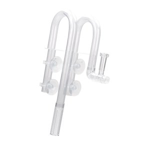 Ioensy - Tubo De Lirio Para Acuario, Superficie De Entrada Y Salida, Elimina Manchas De Aceite, Tubo De Lirio, Entrada De 16Mm, Transparente
