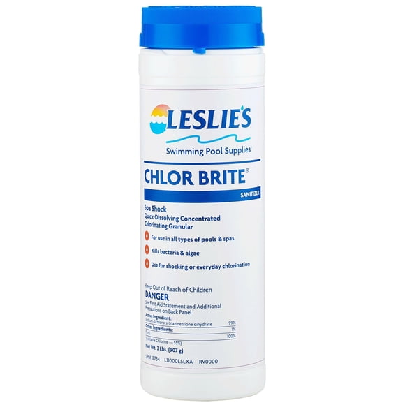 Choque para Spa Leslie's 907 g de Cloro Dicloro Granulado