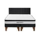 thumbnail image 1 of Cama Europea 2 Plazas Hermes + Respaldo Capitoné Madera Negro, 1 of 3