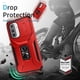 thumbnail image 4 of Funda Armada para Samsung Galaxy A26 con Tapa Deslizante y Soporte Magnético Giratorio Rojo, 4 of 5