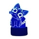 thumbnail image 3 of Lampara Ilusion 3D Gatita Chi de 7 colores, Base touch, 3 of 8