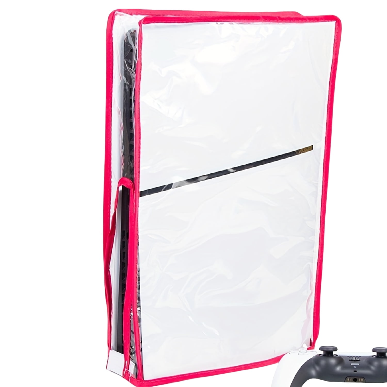 Funda Protectora Aaronmei Ps5 Slim Transparente-rosa