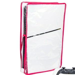 Funda Protectora Aaronmei Ps5 Slim Transparente-Rosa