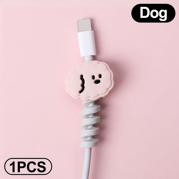 1pc Cartoon Animal Cable Protector - Keep Your Charging Cable Safe & Secure with Creative Screw Type Design