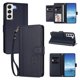 thumbnail image 2 of Funda Cartera Trébol para Samsung Galaxy S22 5G con Ranuras Tarjetas y Carga Inalámbrica Azul oscuro, 2 of 6