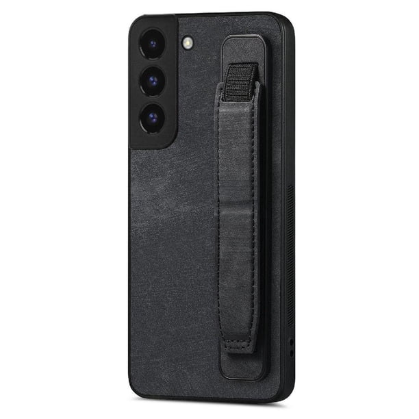 Funda Protectora con Correa para Samsung Galaxy S22 Plus Resistente a Golpes Negro