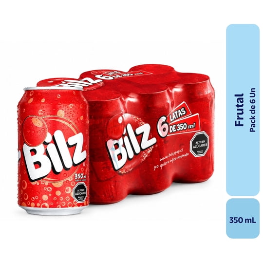 Bebida Frutal Pack Lata 6 Un Bilz