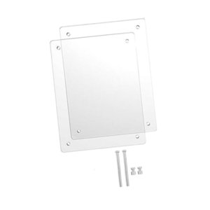 Magideal - Marco De Flores Presionado Marco Acrílico Acrílico Rectángulo Decoración De La Oficina En El Hogar Artesanías De Arte De Bricolaje Soporte Para Fotos