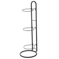 Magideal - Estante De Almacenamiento De Baloncesto, Soporte De Exhibición De Almacenamiento De Bolas De Metal Resistente, Soporte De Pelota Para Fútbol, Voleibol 3 Capas