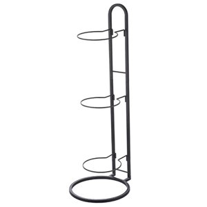 Magideal - Estante De Almacenamiento De Baloncesto, Soporte De Exhibición De Almacenamiento De Bolas De Metal Resistente, Soporte De Pelota Para Fútbol, Voleibol 3 Capas