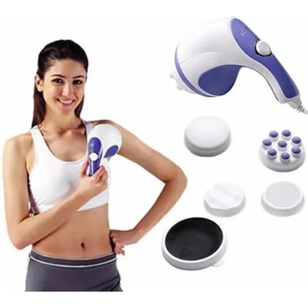 Masajeador Electrico Corporal Reductor Anticelulitis Con Rodillos Y Cabezales Intercambiables Equipo De Masajes Profesional Para Espalda Piernas Abdomen Y Brazos Alta Eficiencia FIGOIMPORT