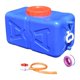 thumbnail image 2 of Tanque De Agua Reutilizable, Cubo Horizontal De Almacenamiento Para Camping, Jardín, Coche, Azul, 30 Kg, 2 of 5