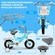 thumbnail image 4 of Bicicleta Niña Aro 12 Canasto y Parrilla | Azul Pastel, 4 of 4