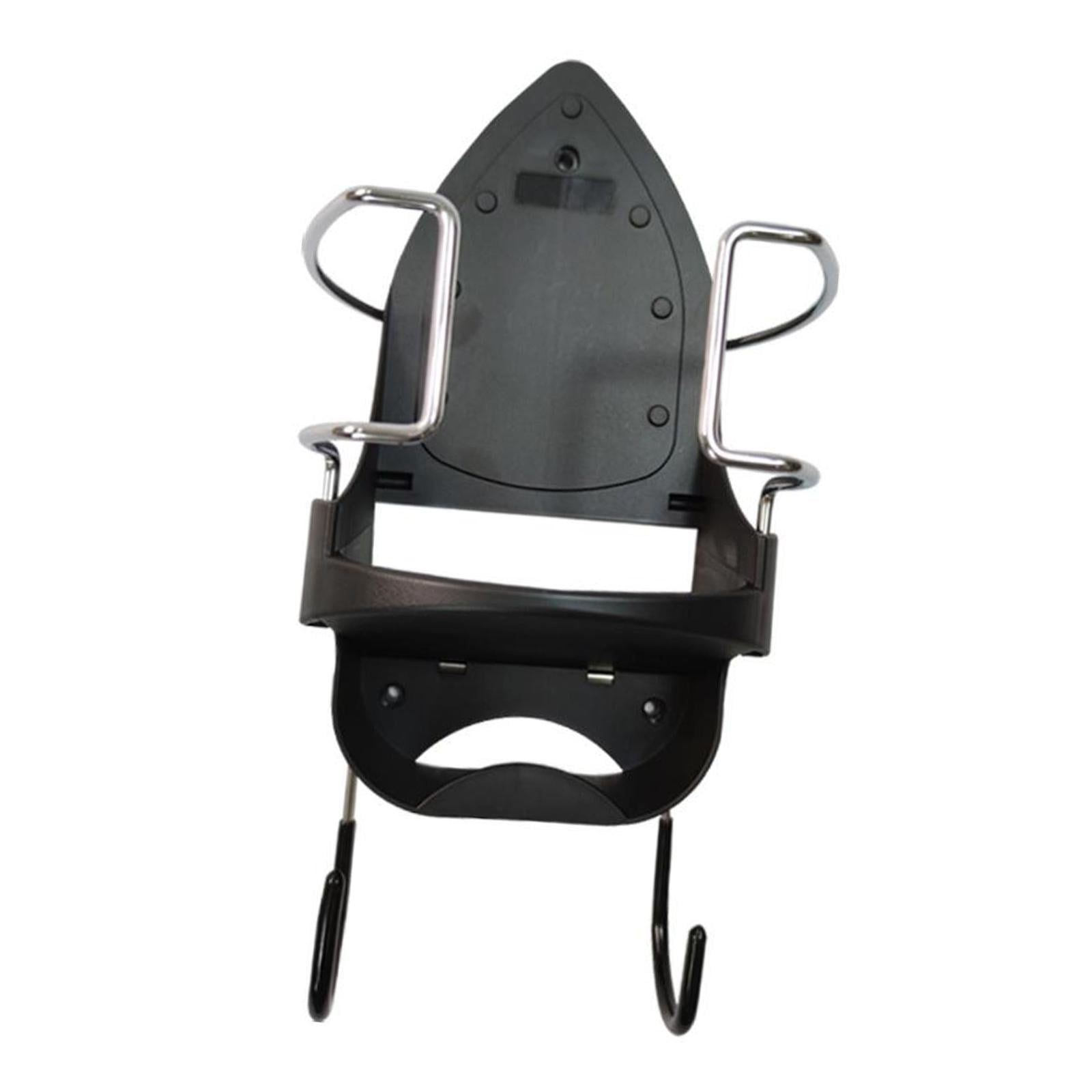 Bothyi - Soporte Para Tabla De Planchar, Colgador De Hierro De Fácil Montaje Para Puerta De Baño, Cuarto De Lavado, Negro
