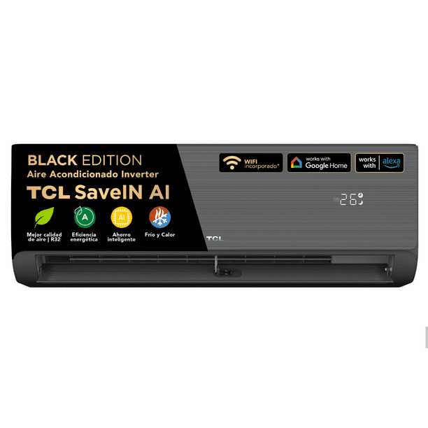 Aire Acondicionado Inverter SaveIN Black AI 24000 BTU WIFI
