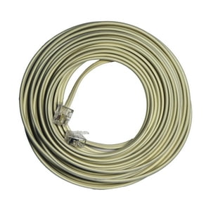 Cable Extensión De Teléfono Marfil Macrotel De 15 Metros