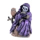 thumbnail image 4 of Adorno De Capa Morada Con Esqueleto De Halloween Para Estantería De Mesa De Fiesta, 11,4 Cm X 4,7 Cm, 4 of 5
