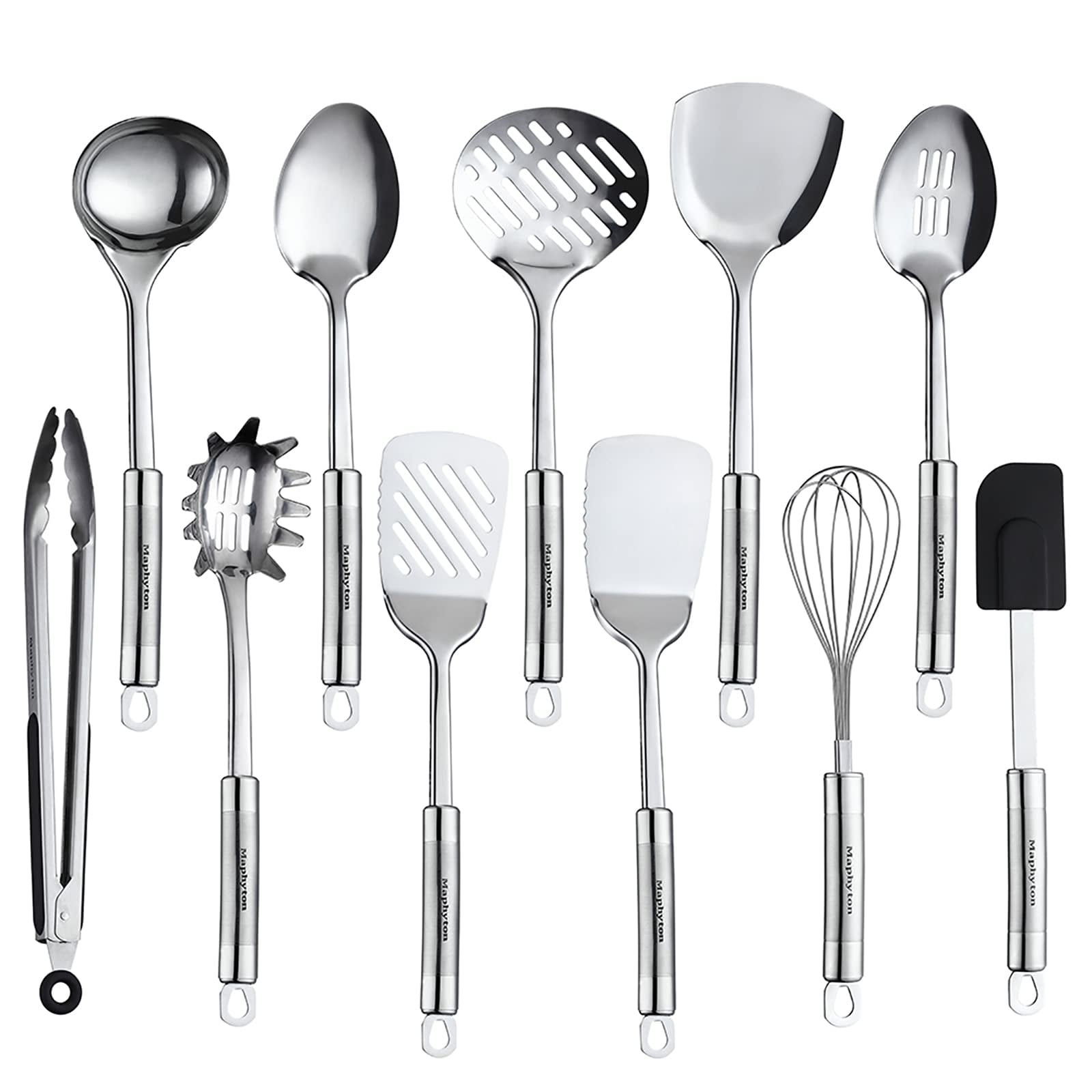 Juego De Utensilios De Cocina Maphyton De Acero Inoxidable Para Cocina, 11 Unidades